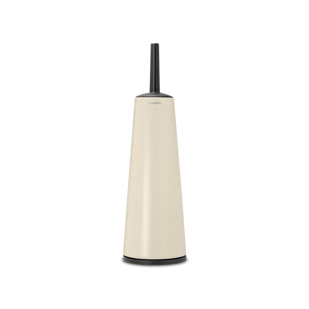 Perie de toaleta cu suport, Brabantia, ReNew, 12x12x42 cm, otel, bej - imagine 5